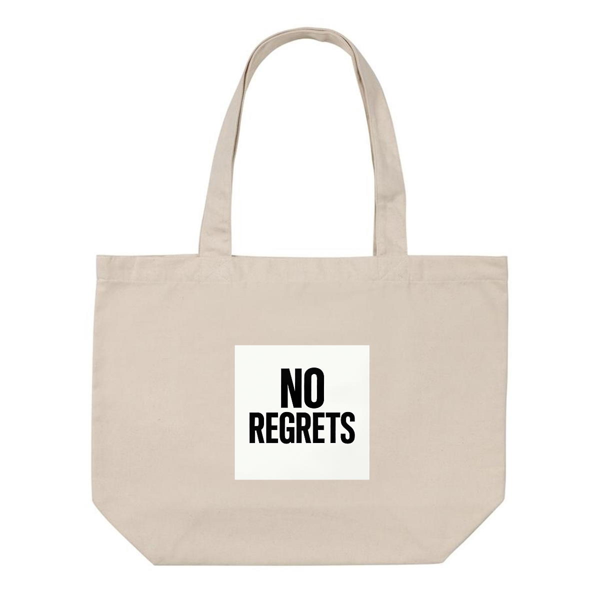 Shopping bag "NO Regrets"