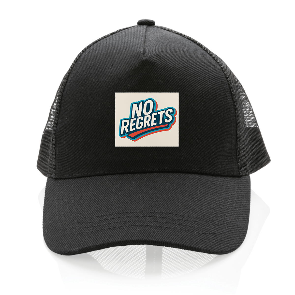 Casquette Trucker 100% "No Regrets" - Style, Conscience et Motivation unique à son genre