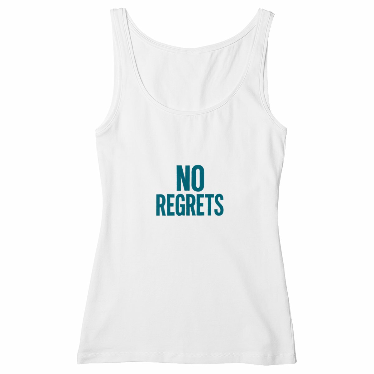 Débardeur Femme Cintré " No Regrets" Qualité spéciale