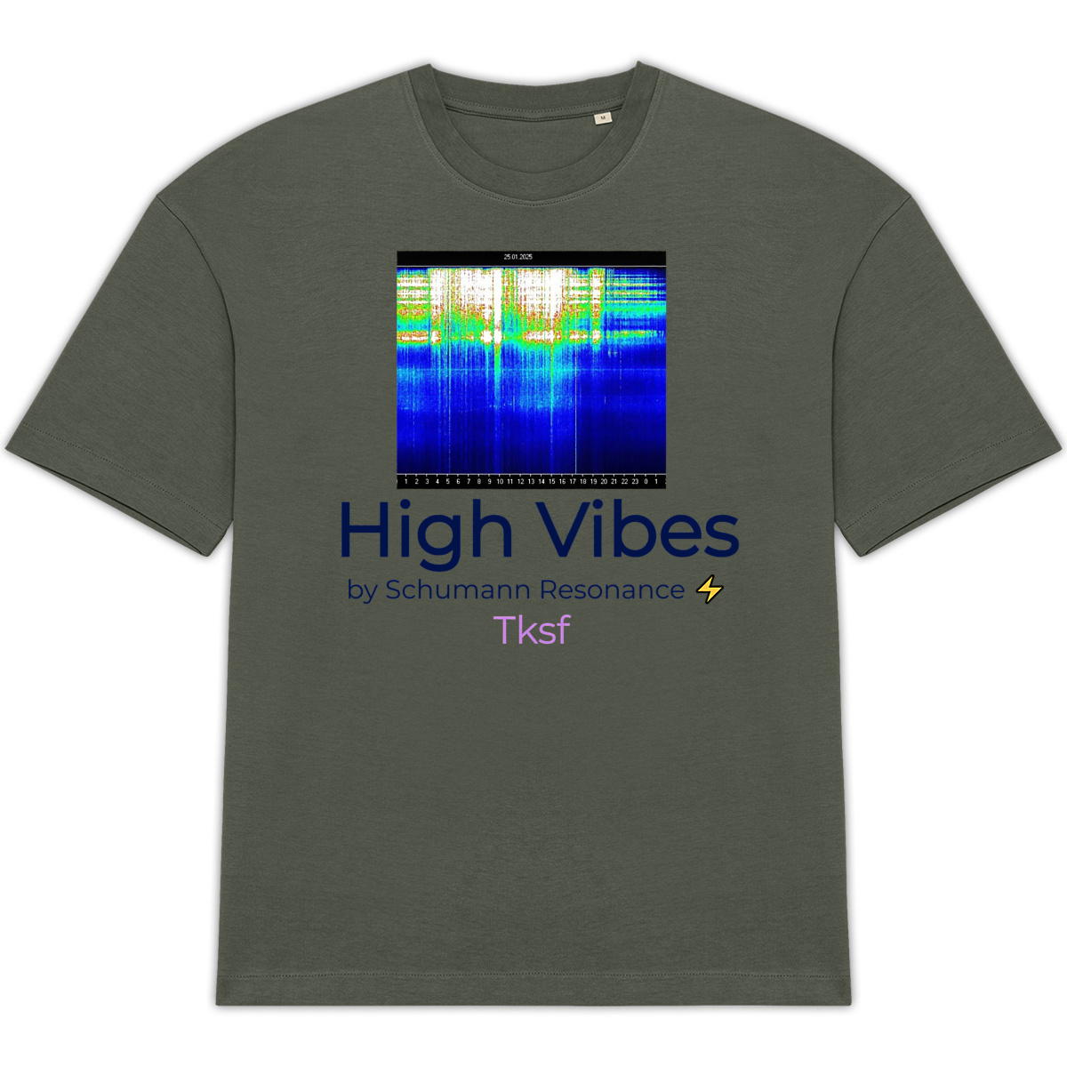 T-Shirt Unisexe "High Vibes by Schumann Resonance - Tksf" - Image
