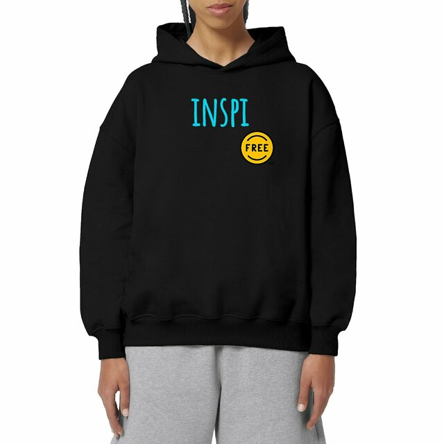 Sweat à capuche Unisexe Oversized pour esprits libres uniquement