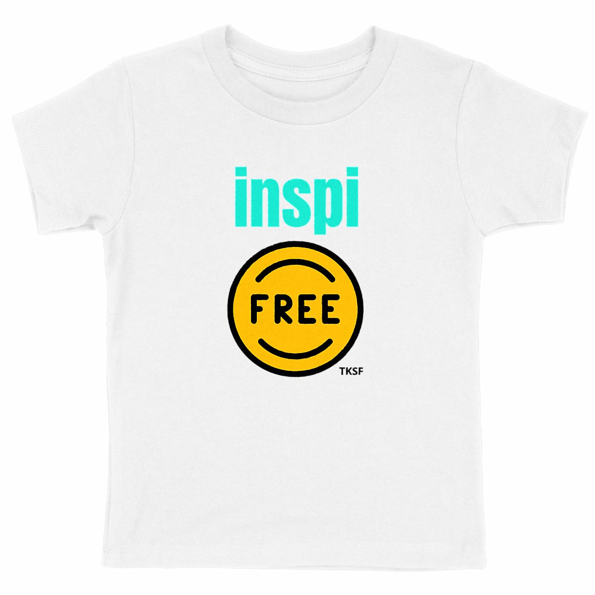 Tee shirt épais enfant "inspi free" ! Pour enfant libre d'esprit, graine de joie future ! - Image