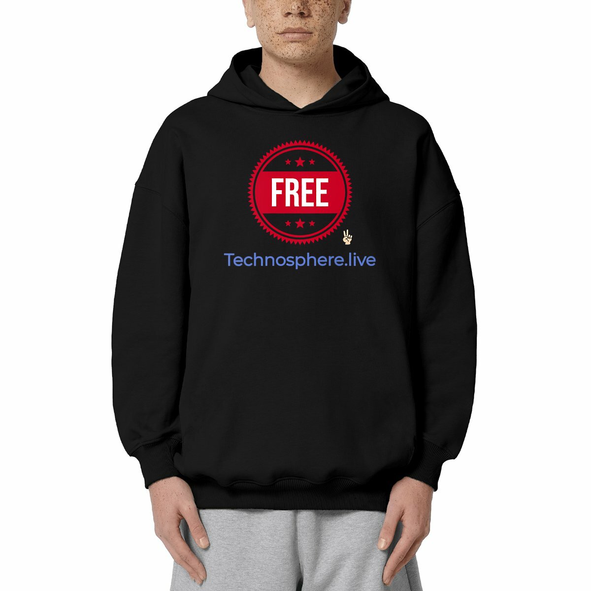 Sweat à capuche "free"