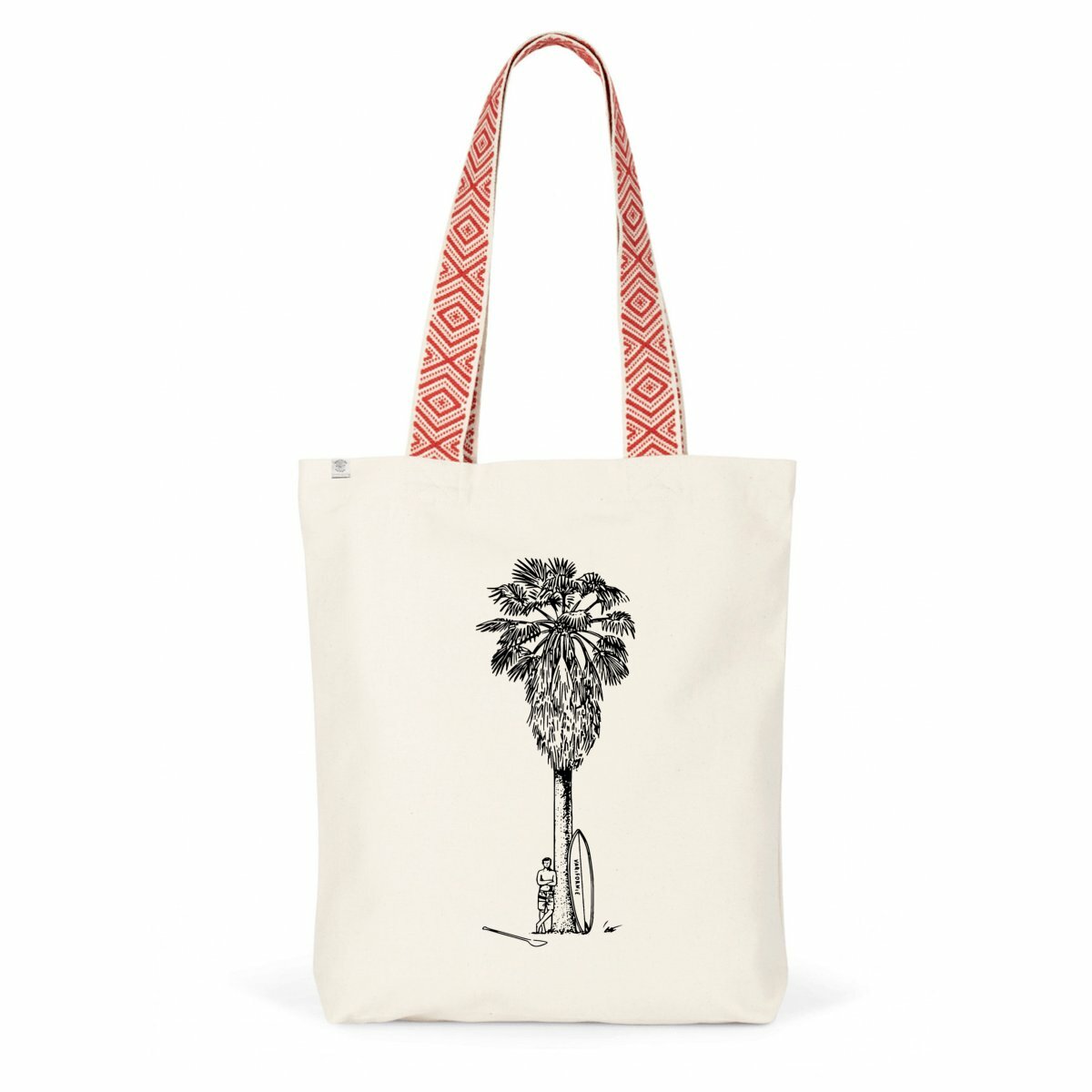 Image front Totebag  Collab "Gaspard" - Le Palmier
