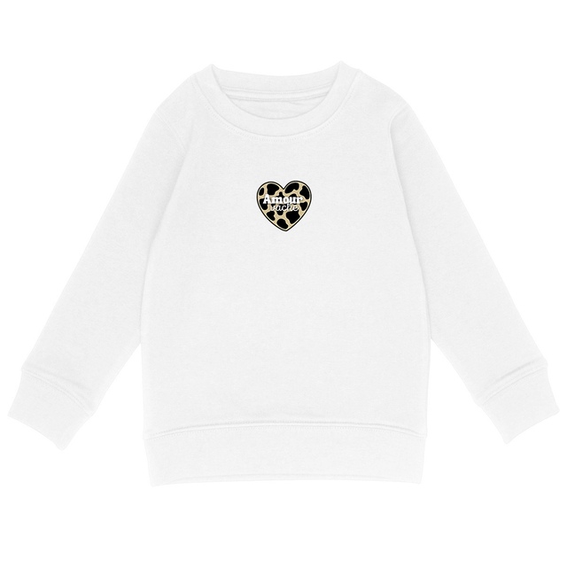 Image front SWEAT ENFANT - AMOUR VACHE