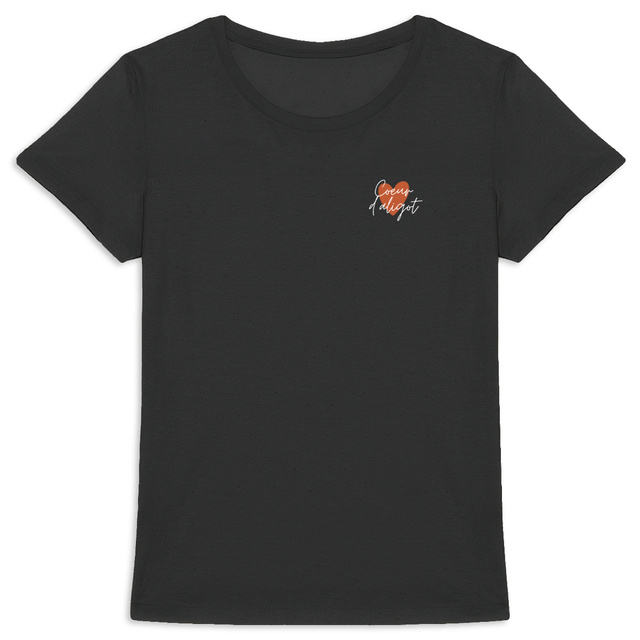 Image front T-SHIRT FEMME - COEUR D'ALIGOT