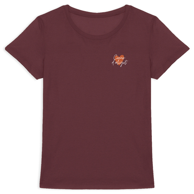 Image back T-SHIRT FEMME - COEUR D'ALIGOT