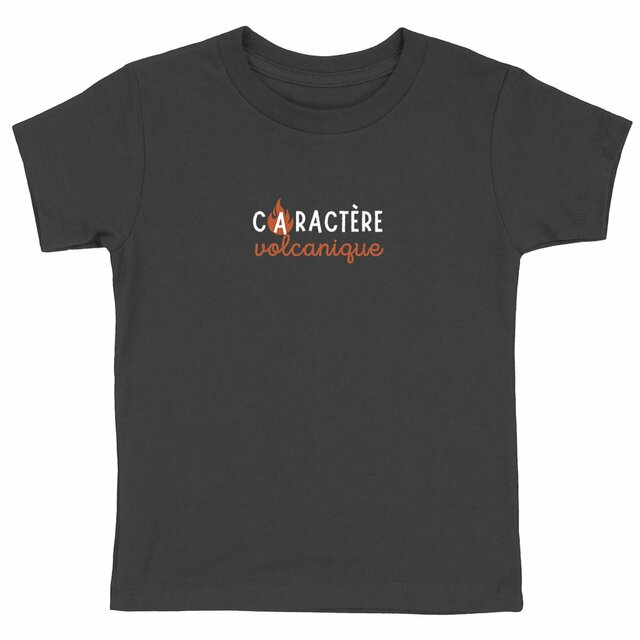Image front T-SHIRT ENFANT - CARACTERE VOLCANIQUE