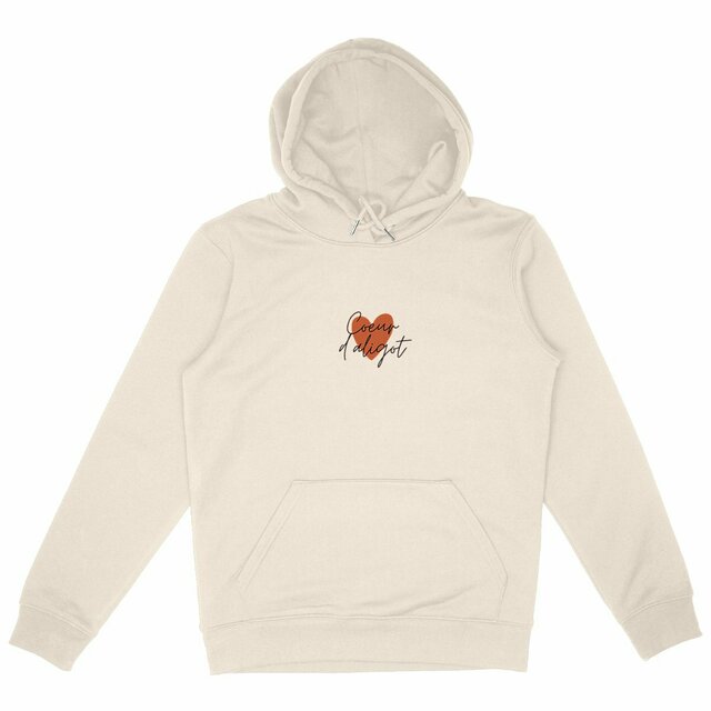 Image front SWEAT A CAPUCHE FEMME EPAIS - COEUR D'ALIGOT