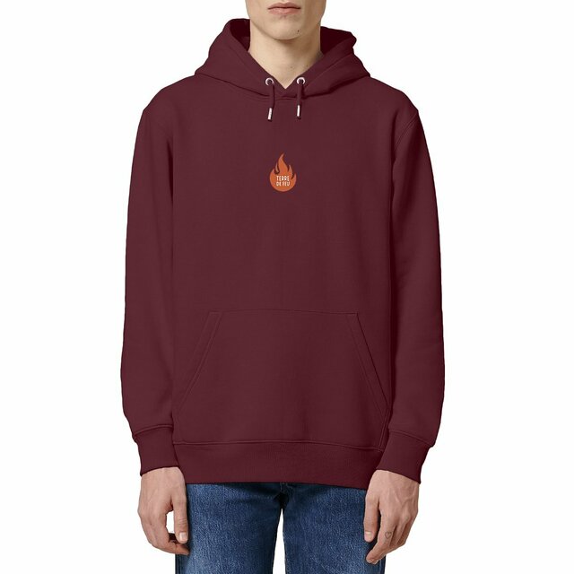 Image front SWEAT A CAPUCHE HOMME EPAIS - TERRE DE FEU