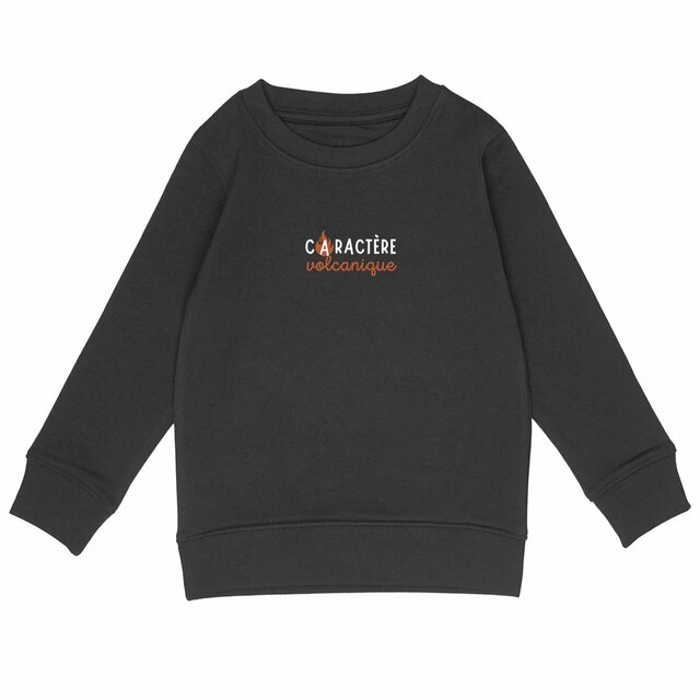 Image front SWEAT ENFANT - CARACTERE VOLCANIQUE