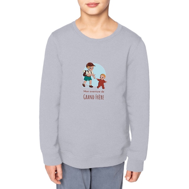 Sweat-shirt léger - "Mon aventure de Grand Frère"