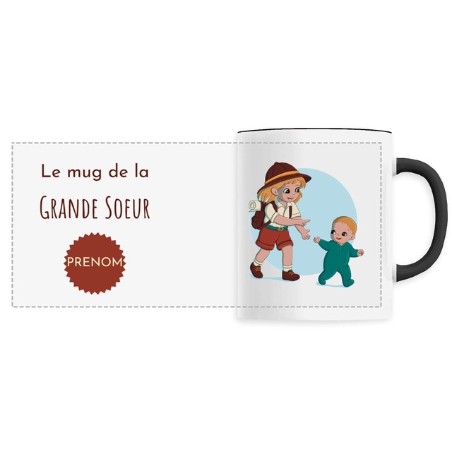 Mug "Grande Soeur", à personnaliser - Image