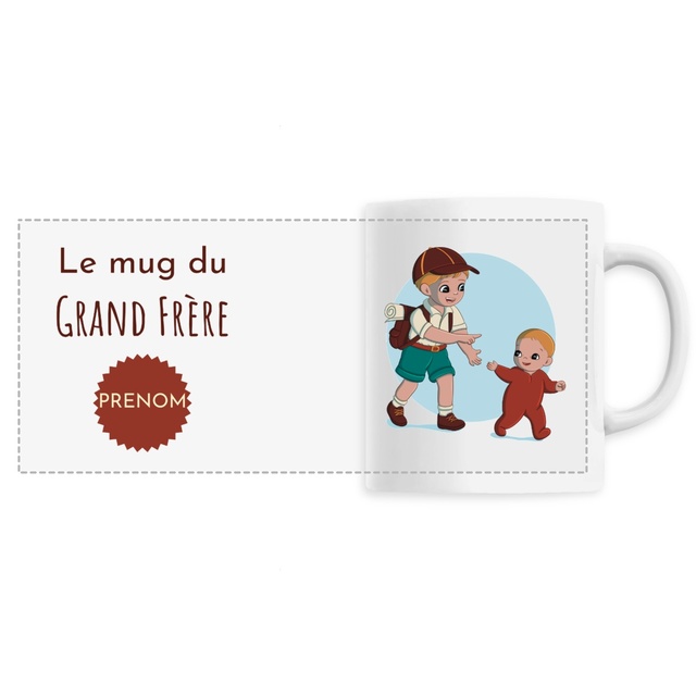 Mug "Grand Frère", à personnaliser
