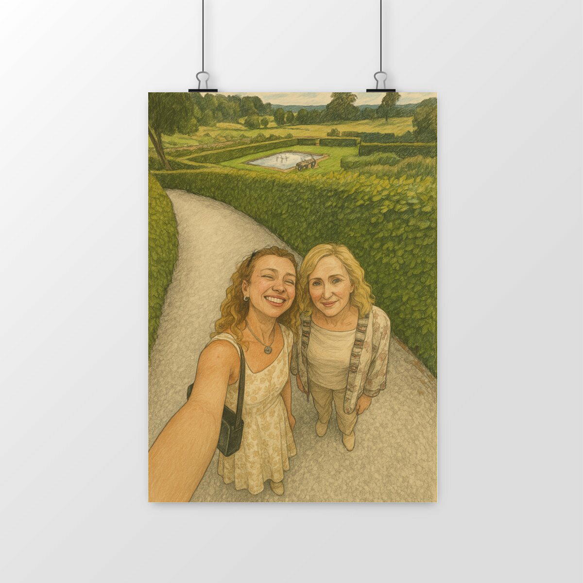 Image front Affiche personnalisée PORTRAIT– Portrait de vos proches