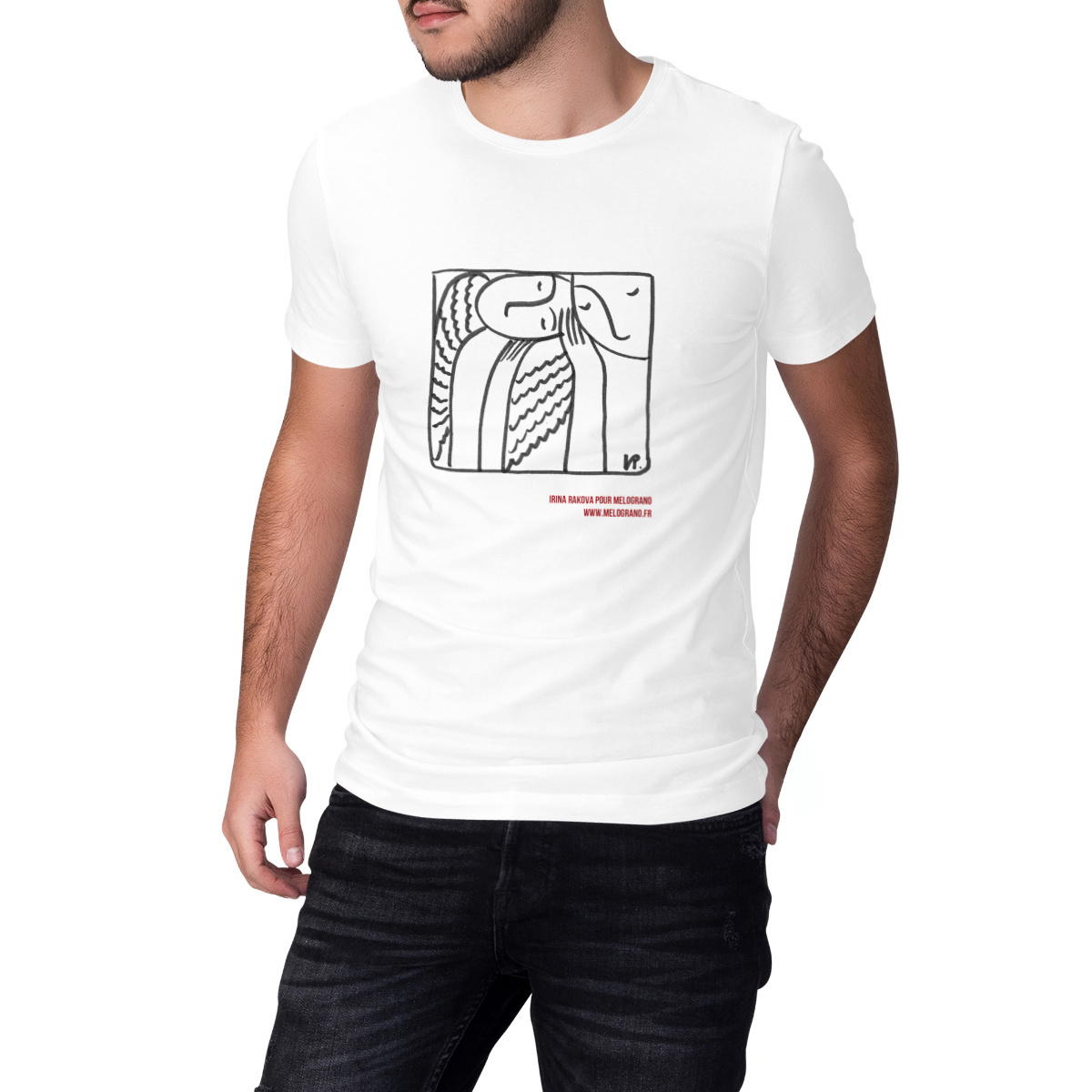 Image front T-shirt homme by Irina Rakova