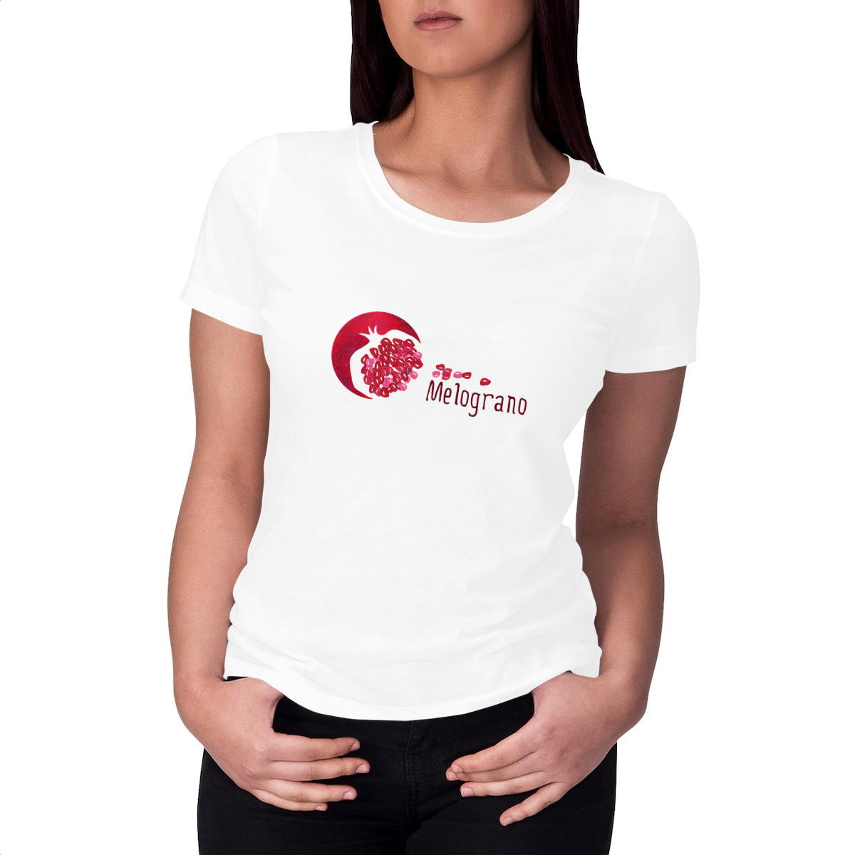 Image front T-shirt femme Melograno