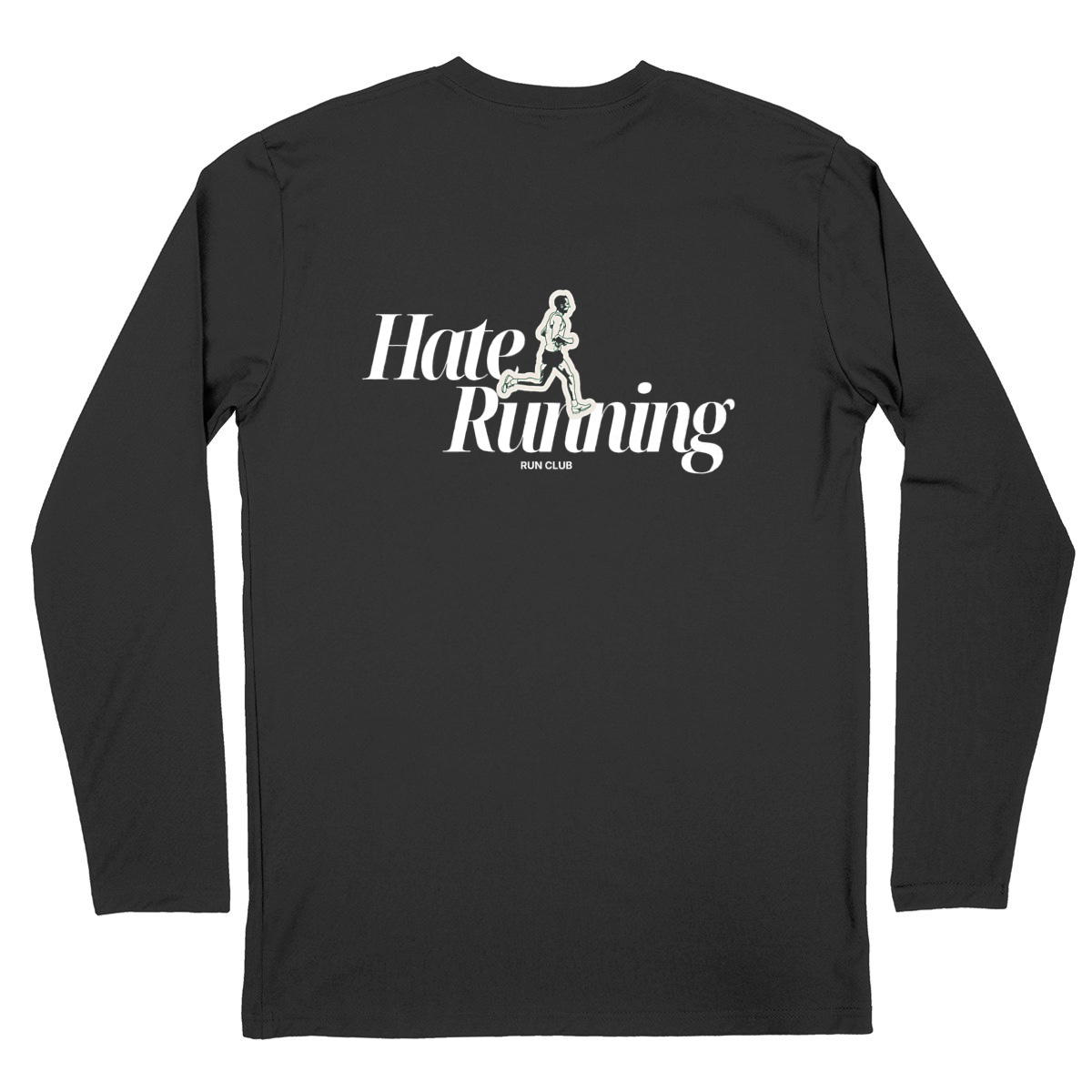 Hate Running Simple Longsleeve Tee  - Image