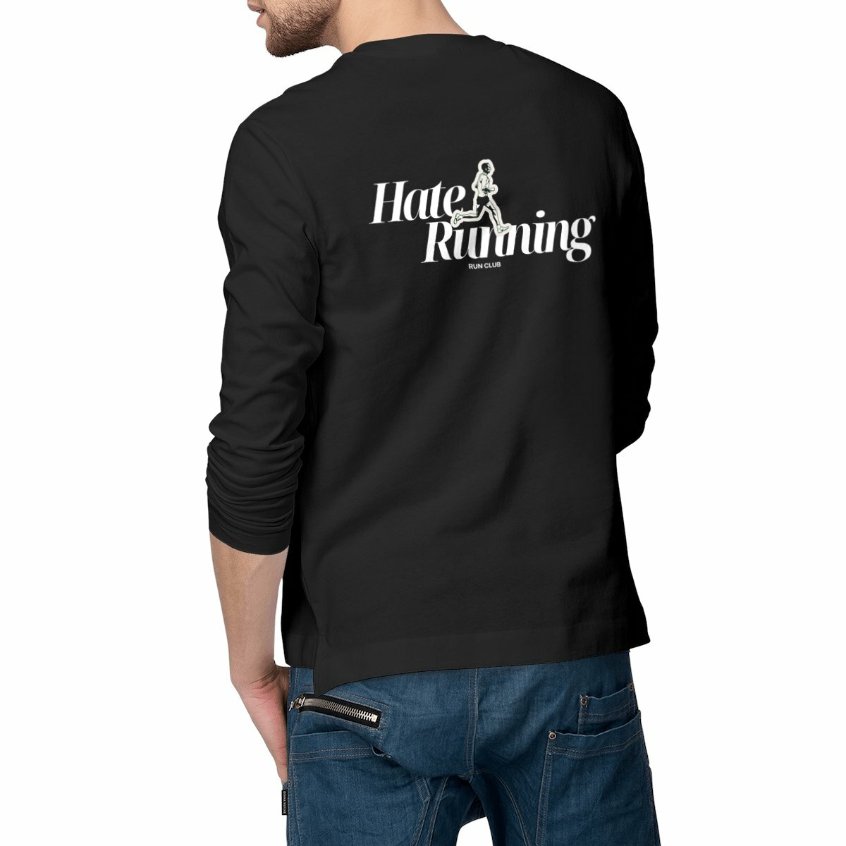 Hate Running Simple Longsleeve Tee 