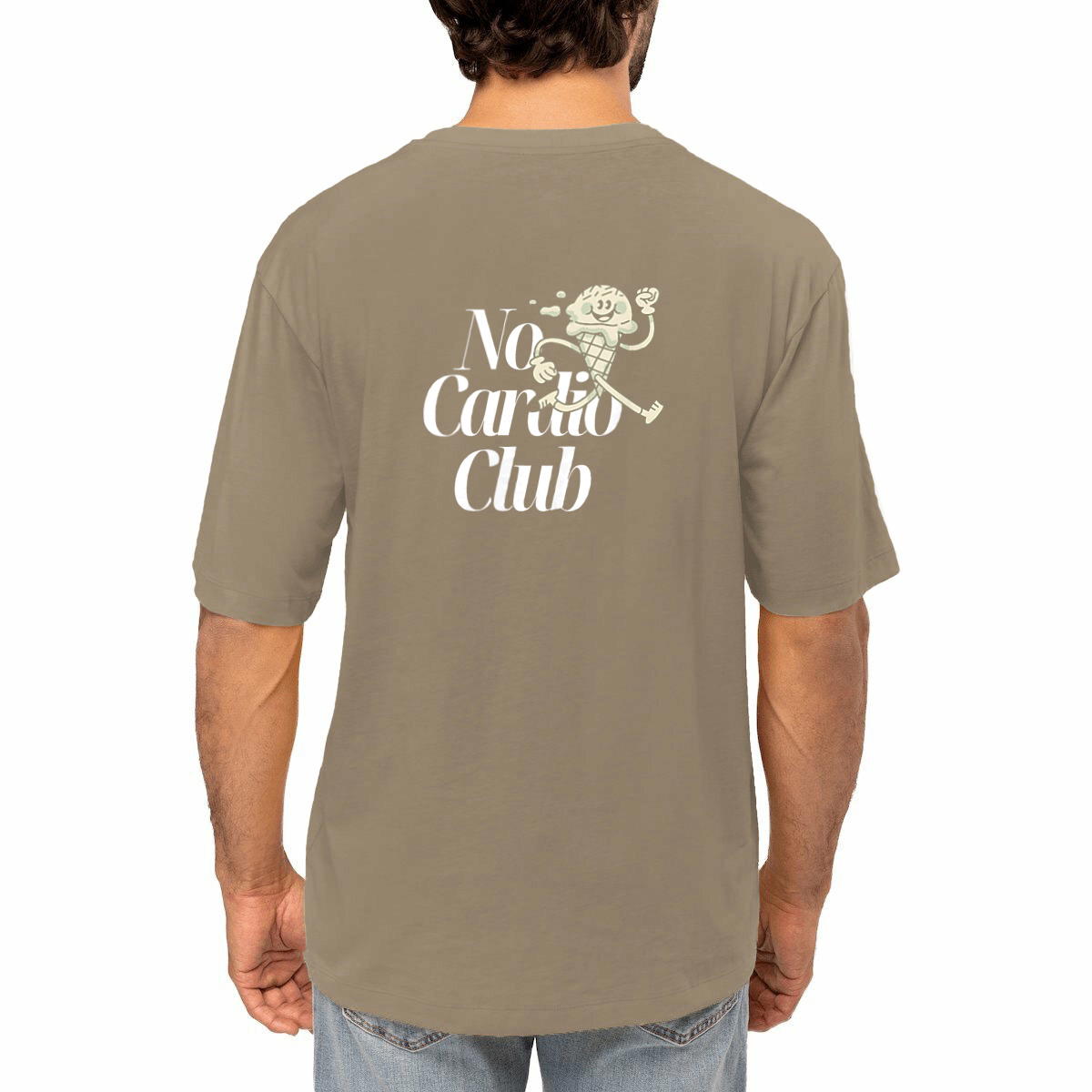 No Cardio Club Oversized Tee