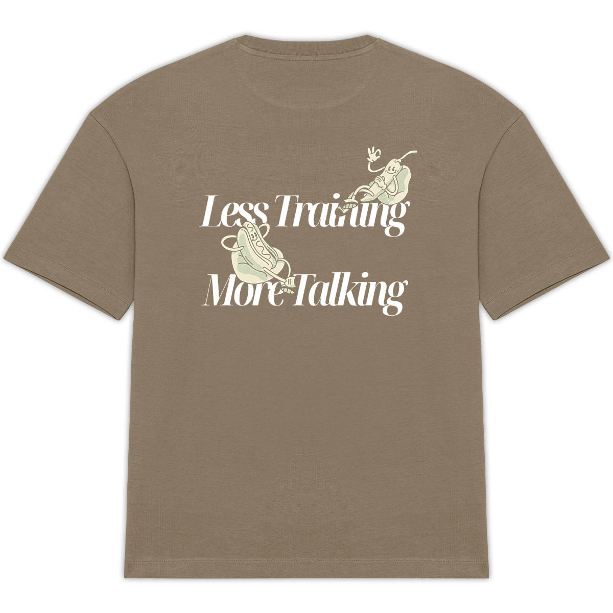 Less Training More Talking Oversized Tee - Image