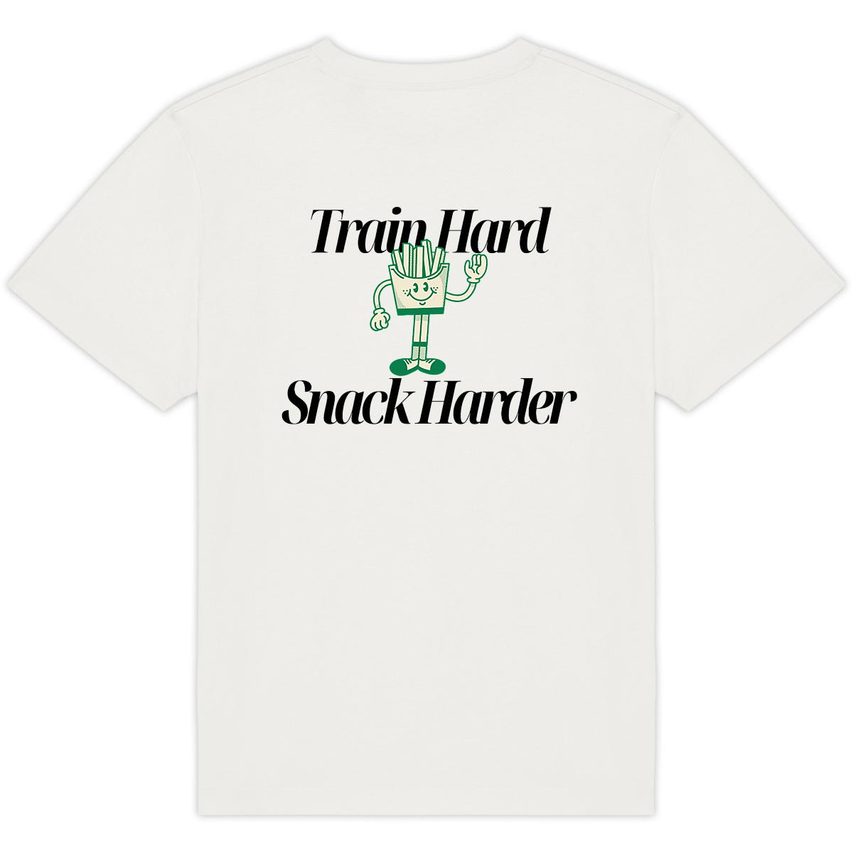 Train Hard Snack Harder Oversized Tee  - Image