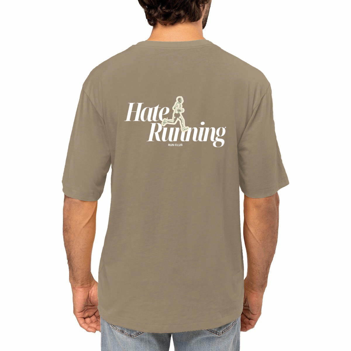 Hate Running Oversized Tee
