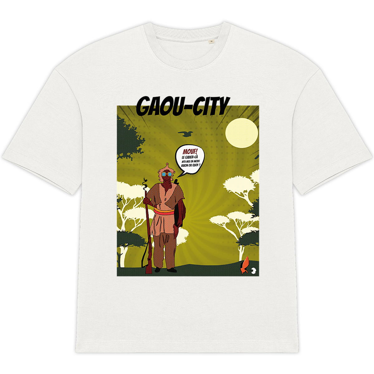 Image front T-shirt, Le chasseur