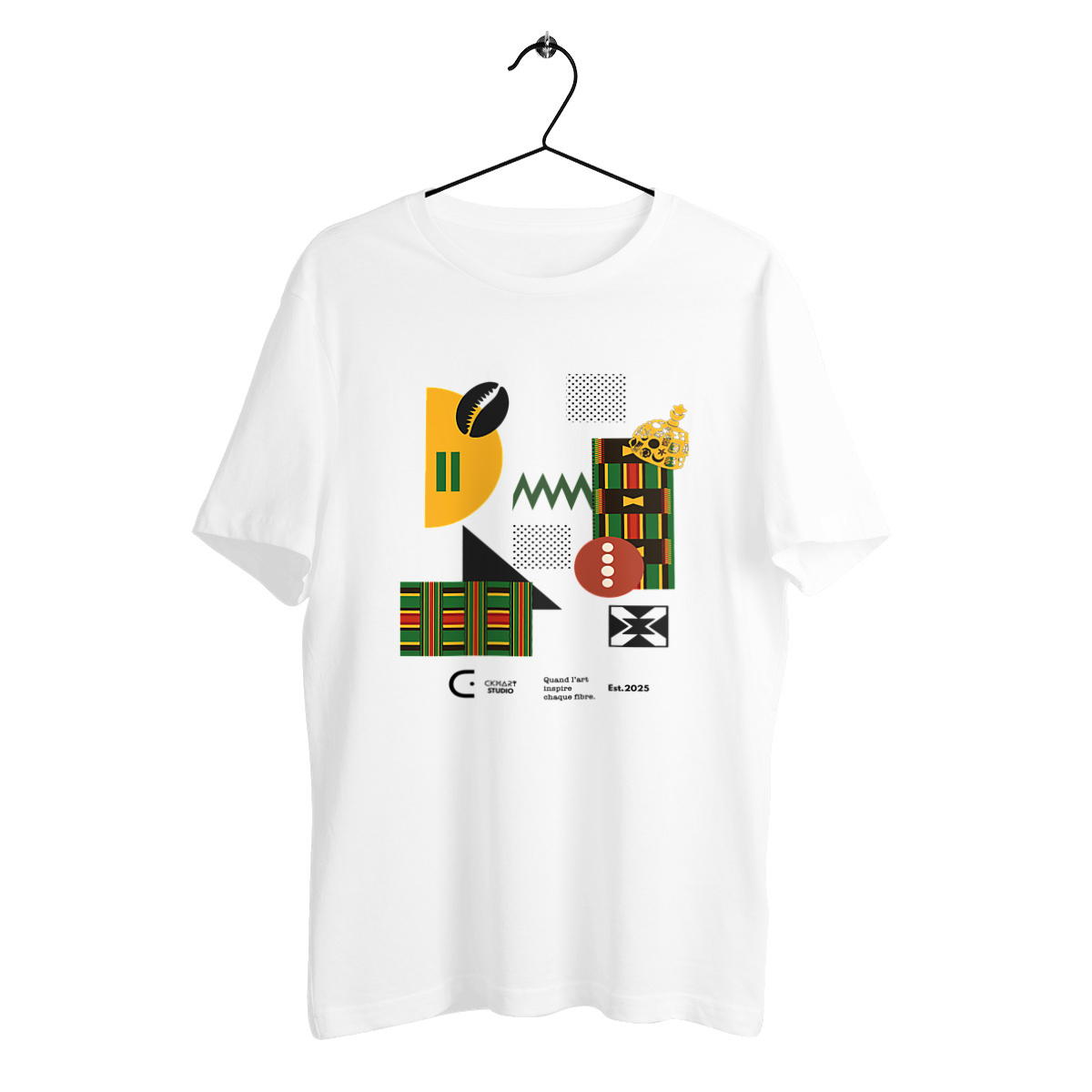 Image front T-shirt, kente 07