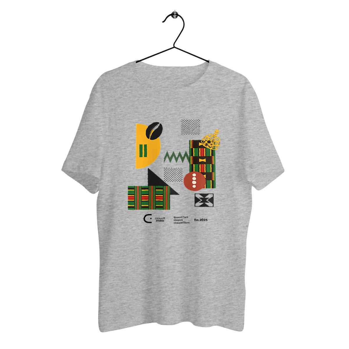 Image front T-shirt, kente 07