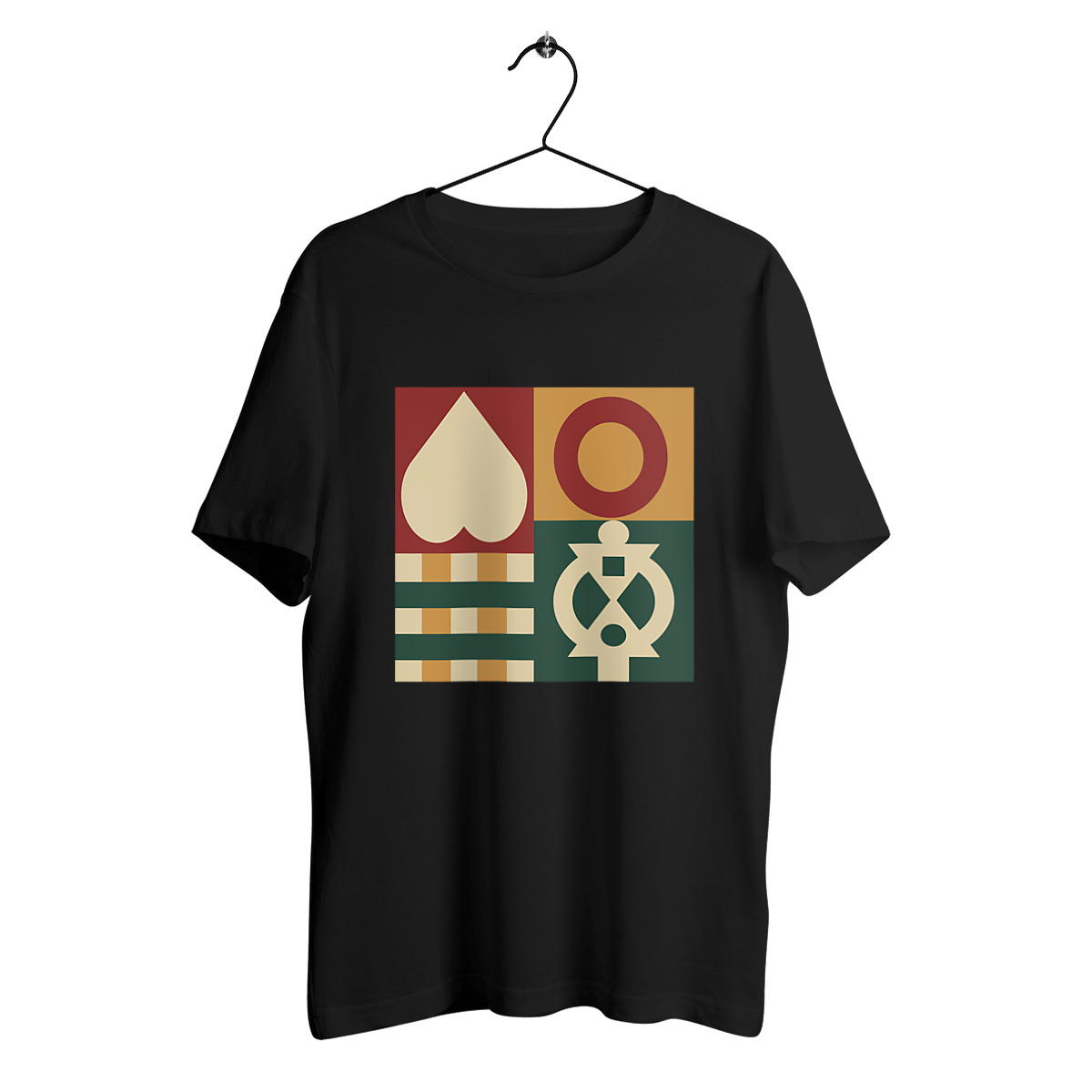 Image front T-shirt, Adinkra 01