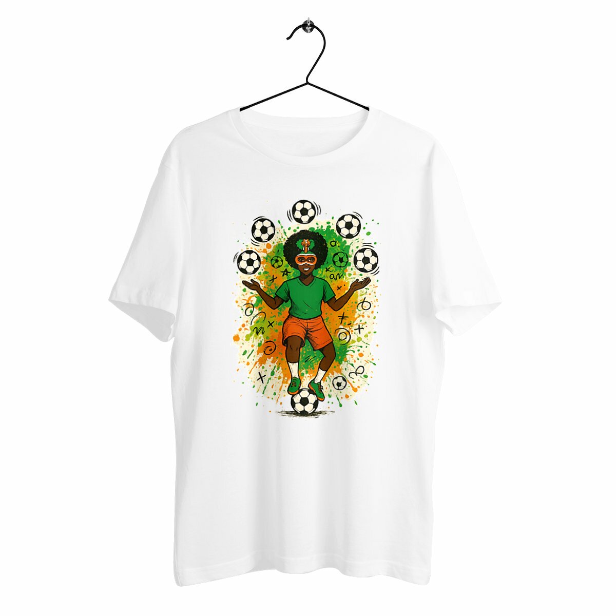 Image front T-shirt, La jongleuse
