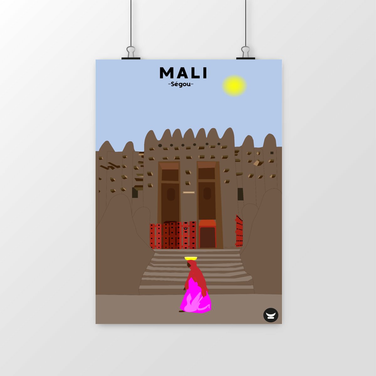 Image front Affiche Murale – Mali – Ségou 