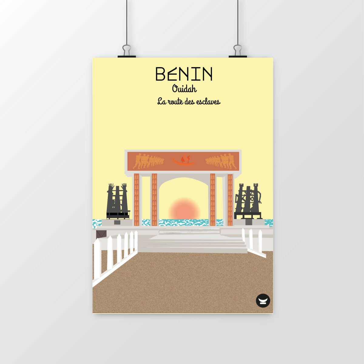 Image front Affiche Murale – Côte d’Ivoire – Le Pont ADO