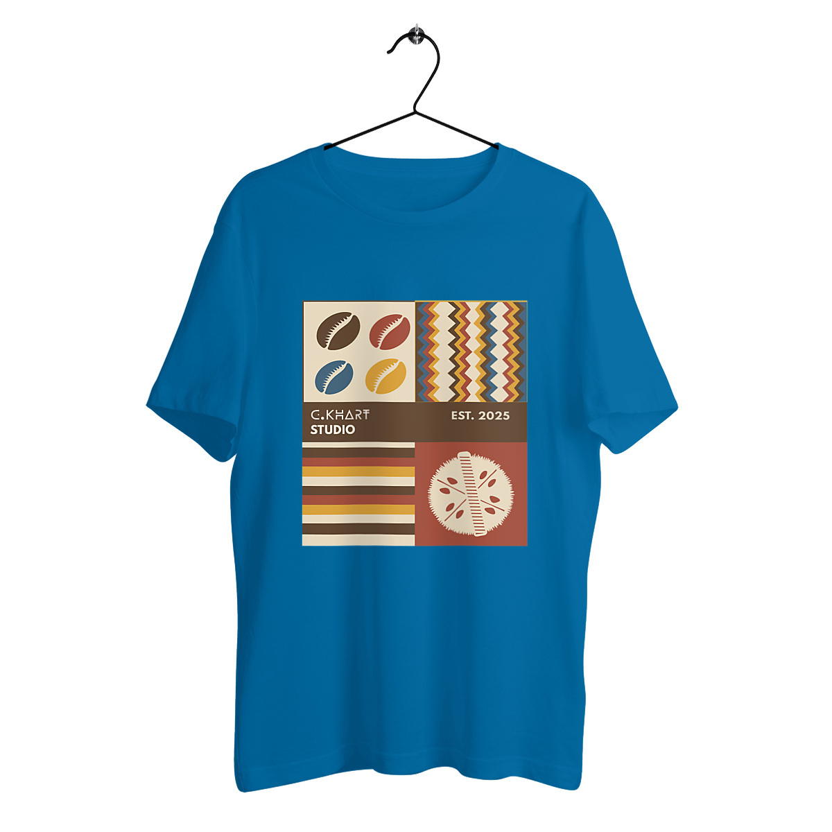 Image front T-shirt, kente 04