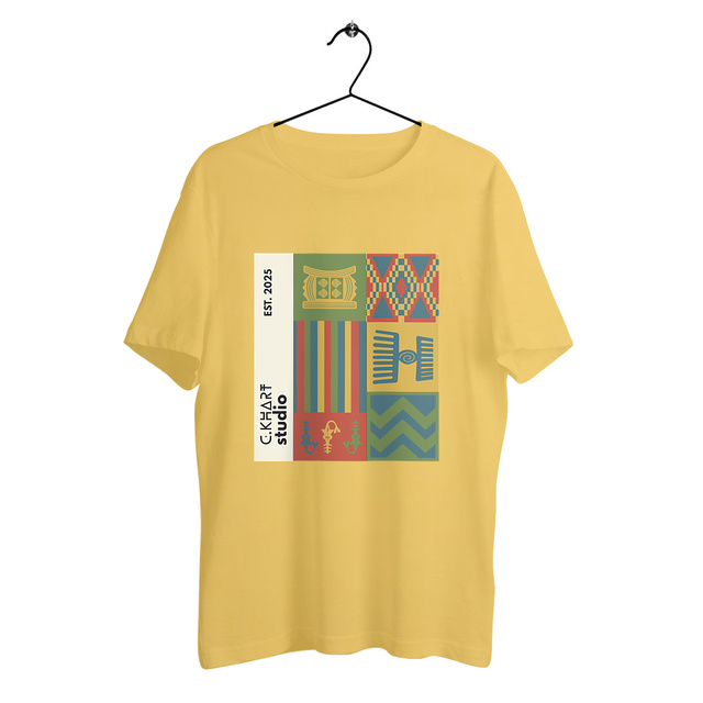 Image front T-shirt, kente 03