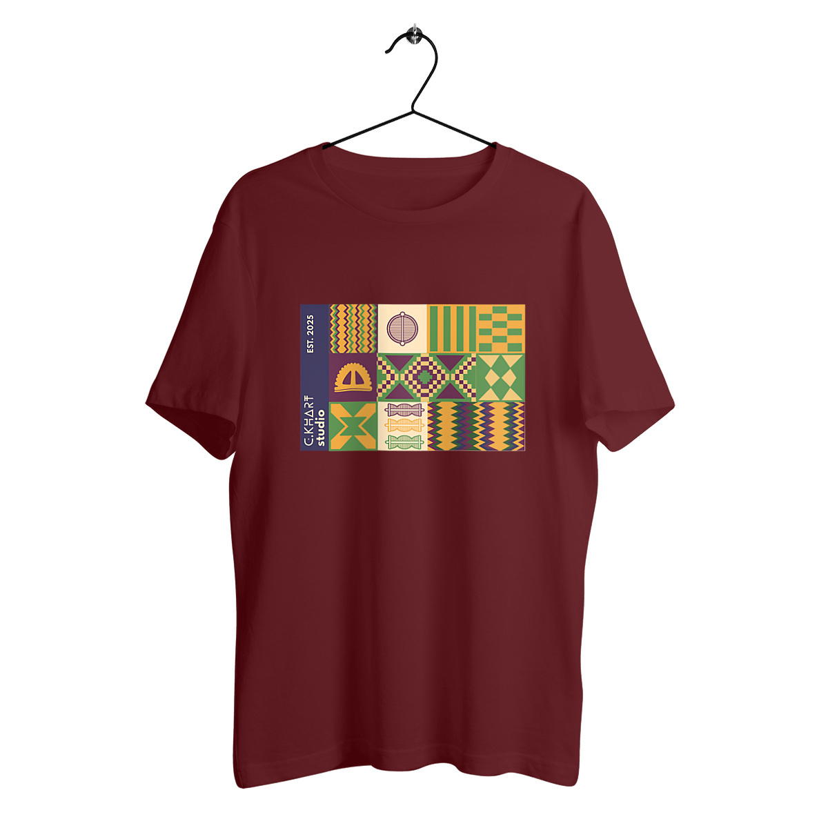 Image front T-shirt, kente 02