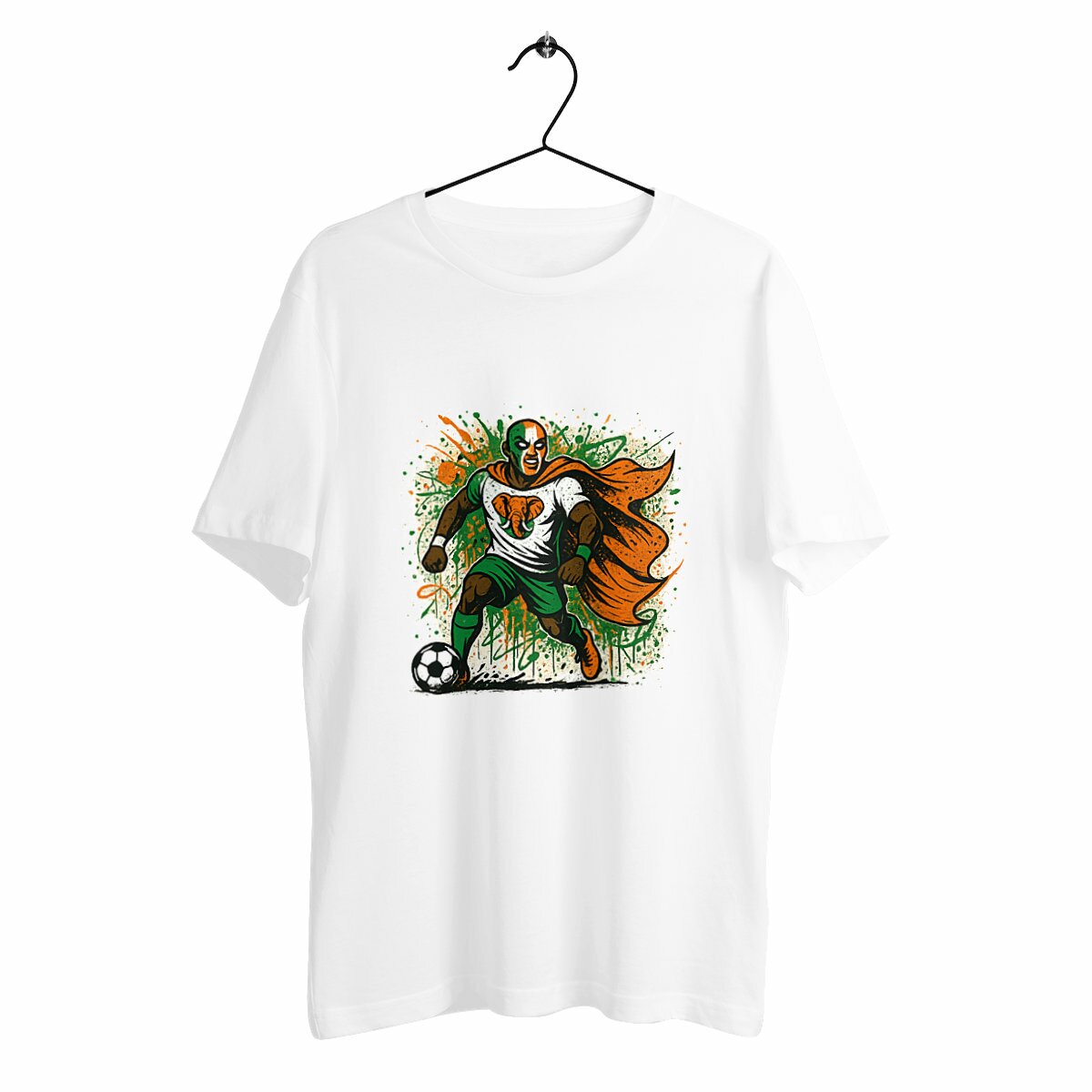 Image front T-shirt, La supportrice