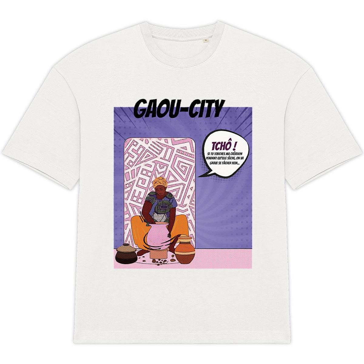 Image front T-shirt, La potière 