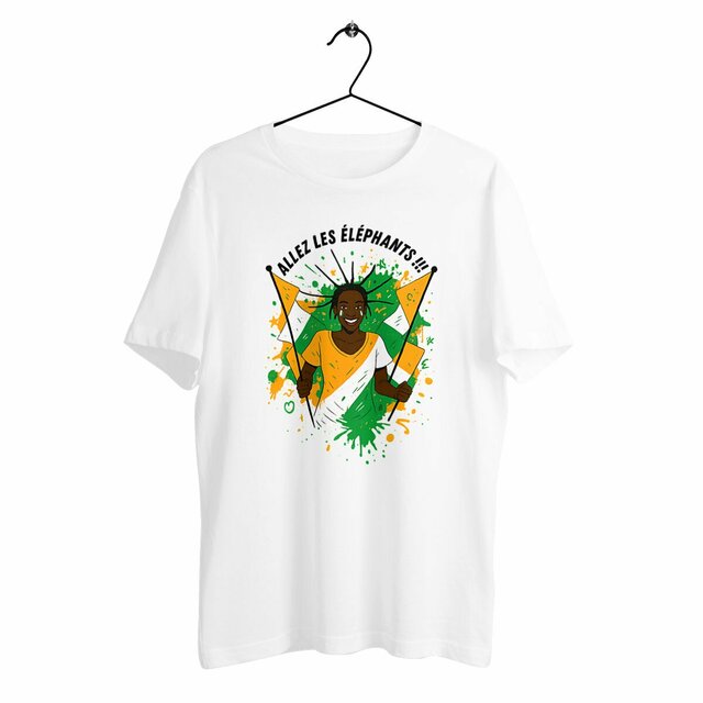 Image front T-shirt, La supportrice