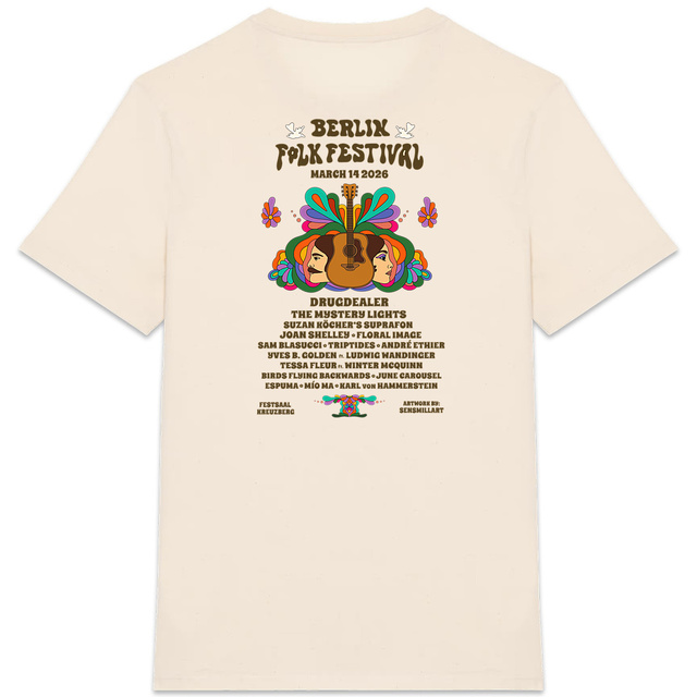 '26 Festival Shirt (Front & Back) - Heavyweight Organic Cotton - Image