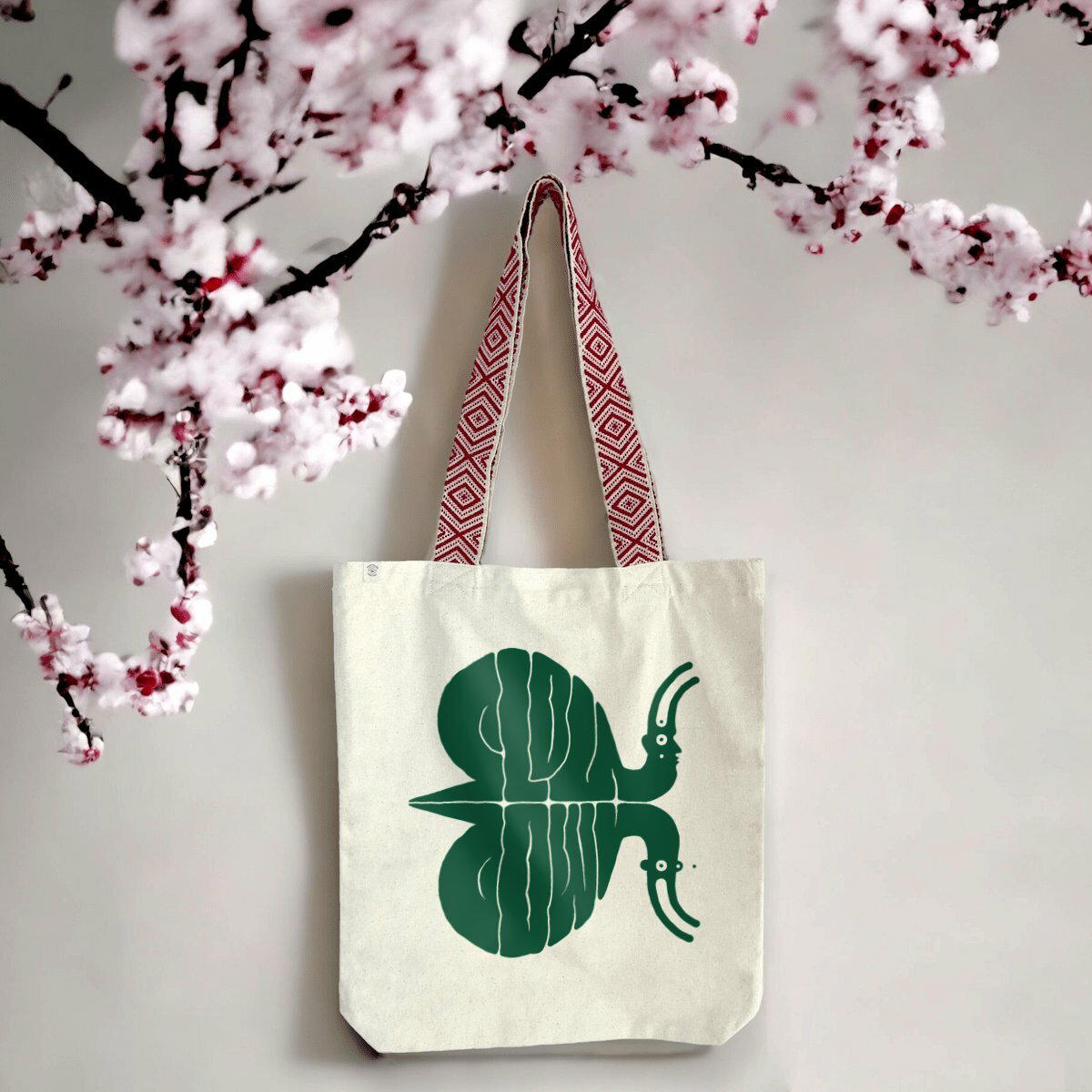 Mirrored Snail - Tote bag