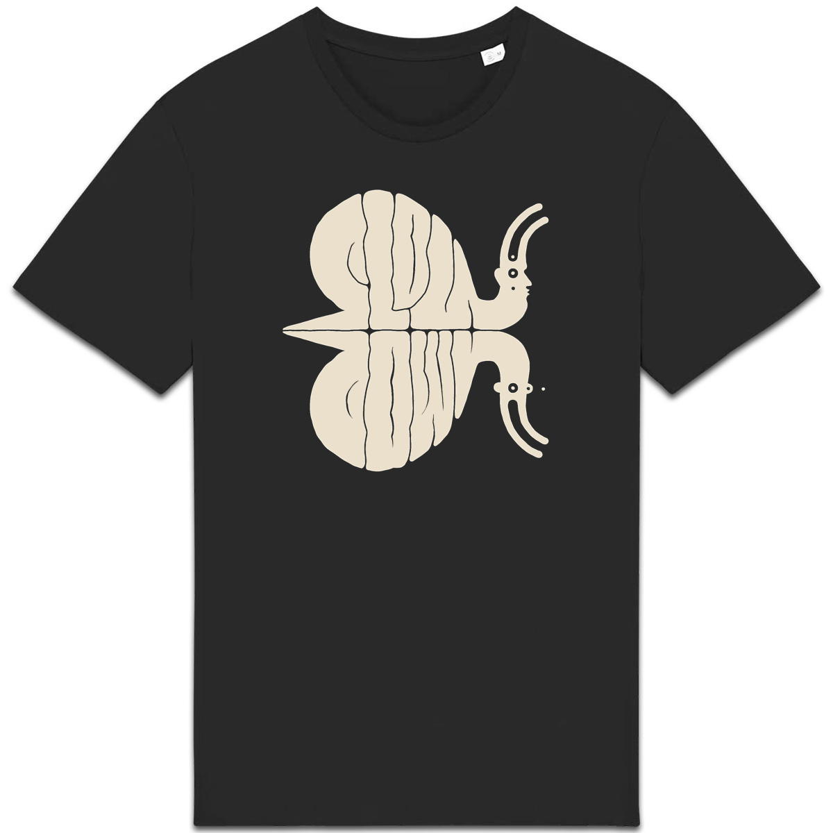 Mirrored Snail - Heavyweight Tee - Image