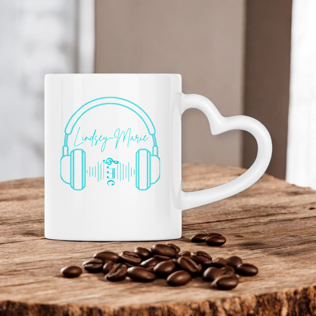 LMC HEART SHAPED MUG