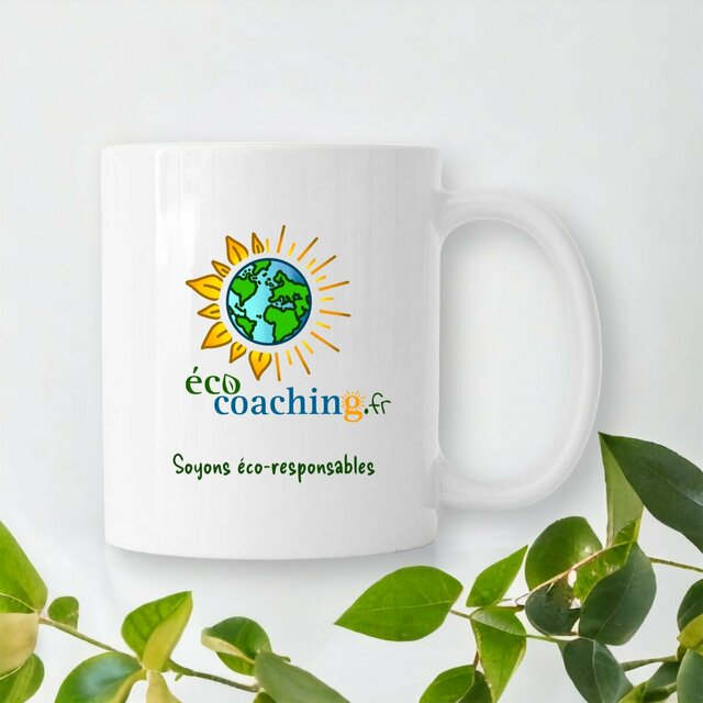 Image front Mug ECO COACHING "Soyons éco-responsables