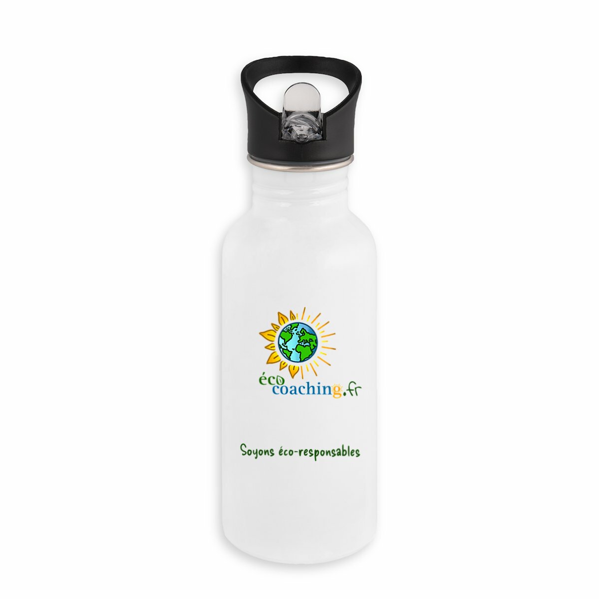 Image back Gourde ECO COACHING "Soyons éco-responsables"