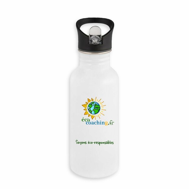 Image back Gourde ECO COACHING "Soyons éco-responsables"