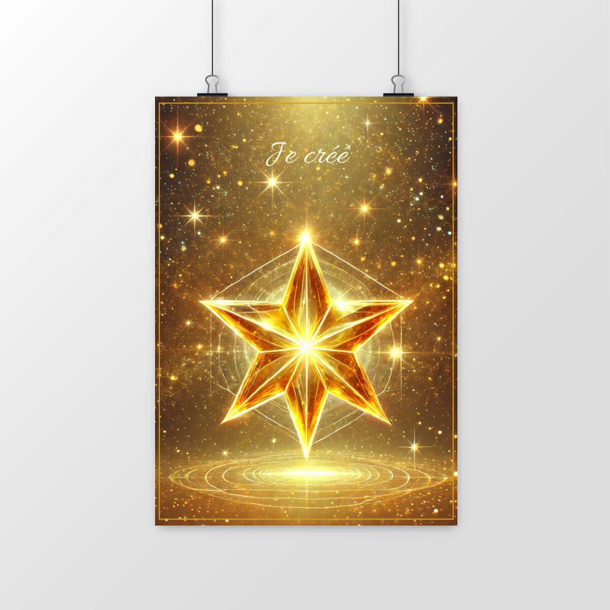 Image front 🟡 Affiche Chakra du Plexus Solaire – Le Feu Intérieur 