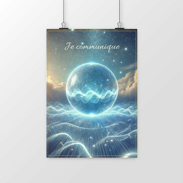 Image front 💙 Affiche Chakra de la Gorge – La Voix Authentique