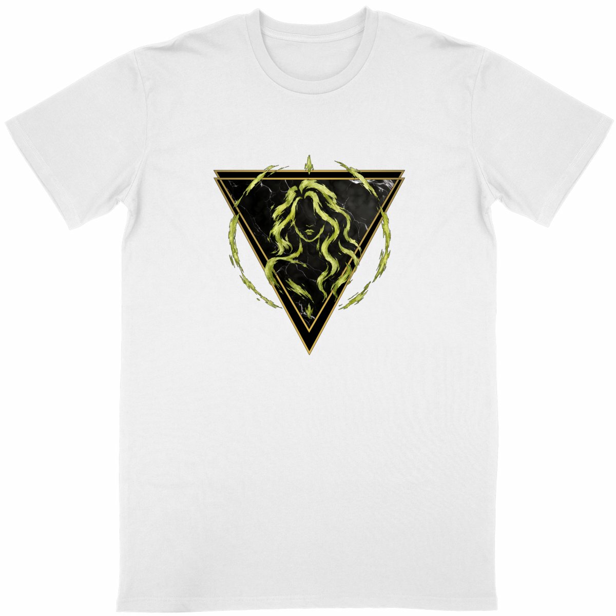 Image front T-shirt Unisexe Classique Vierge Coton Bio - Style Ethnique Élément Terre
